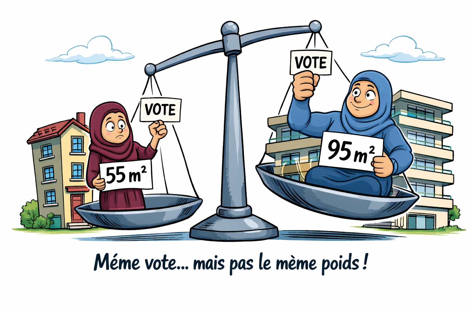 meme vote pas meme poids